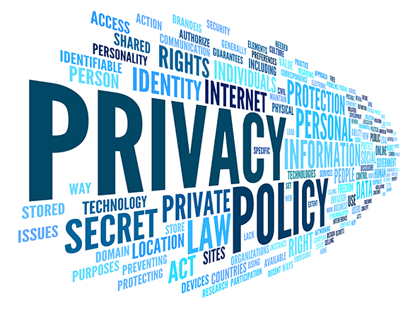 the word privacy policy highlighted